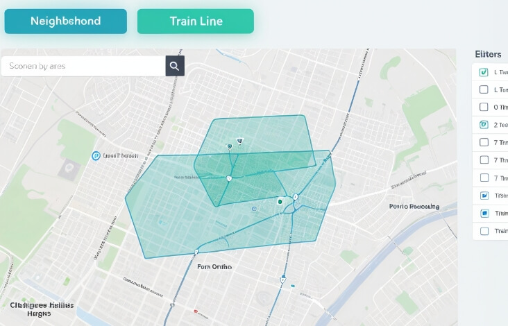 エリア検索機能